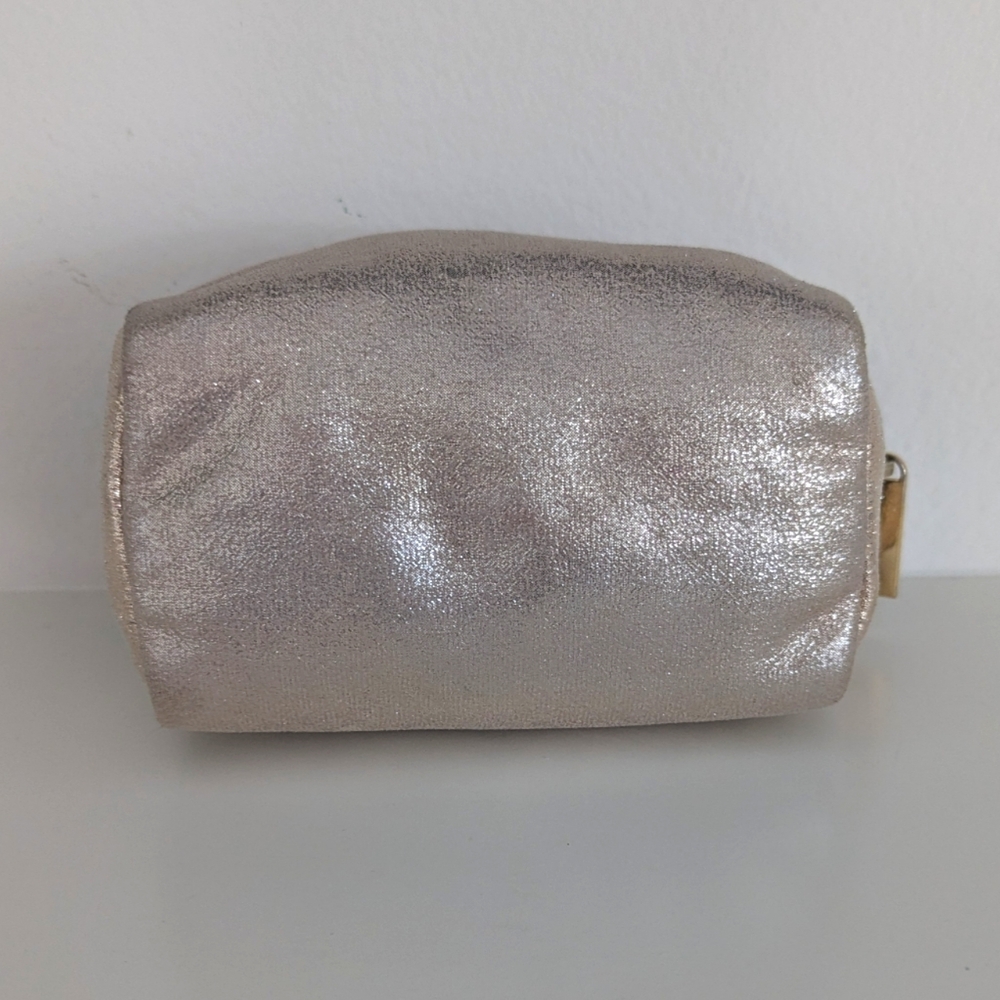 Topshop Gold Metallic Cosmetic Pouch NEW - Picture 7 of 8